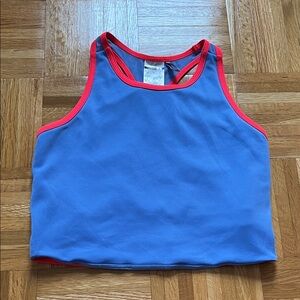ADIDAS BY STELLA MCCARTNEY STELLASPORT Periwinkle Training Running Crop Top M